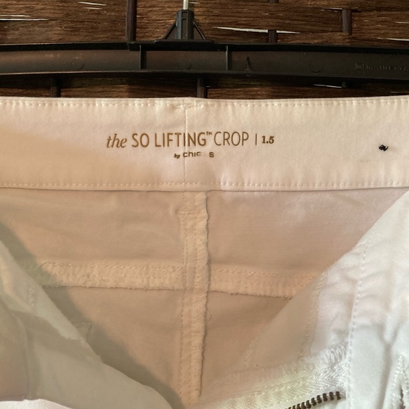 Chico’s cropped pants 1.5 32” 10/12 stretch - Picture 3 of 4
